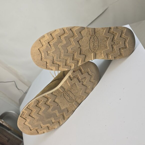 VIBERG BOOTS Japanese style Oxford Shoes - Olive brogued nubuck, Christy sole - Picture 11 of 12